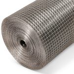 ZESHANGUS Galvanized Hardware Cloth 1/2'' 48x100 Inch Silver Mesh-0