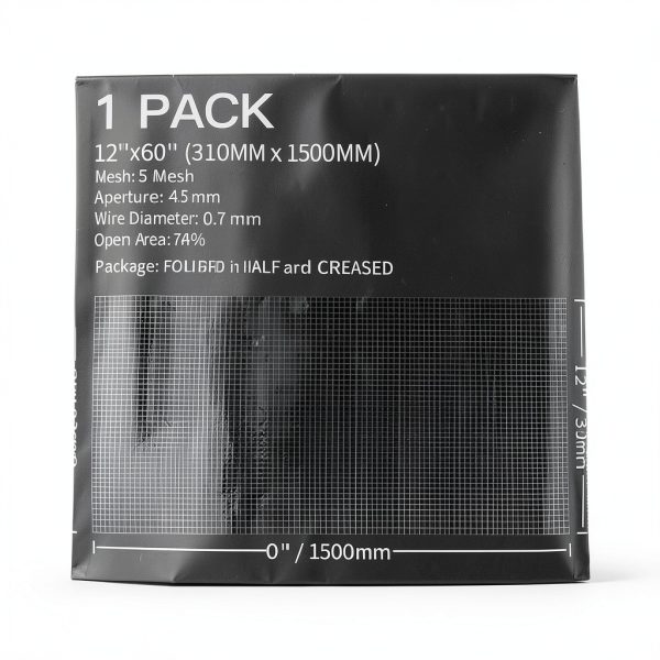 CongGongGo 12x60 Stainless Steel Mesh Screen 304 Brushed-1