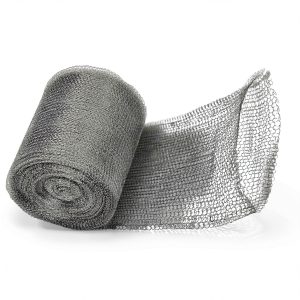Moyios Stainless Steel Mesh Roll 5"×32ft Silver Rodent Deterrent-0