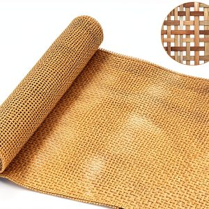 Laphivieh Plastic Rattan Cane Webbing Roll 16" x 40" Outdoor Indoor-0