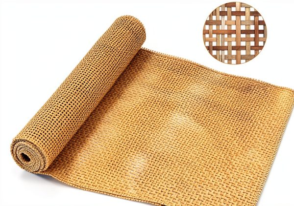 Laphivieh Plastic Rattan Cane Webbing Roll 16" x 40" Outdoor Indoor-0