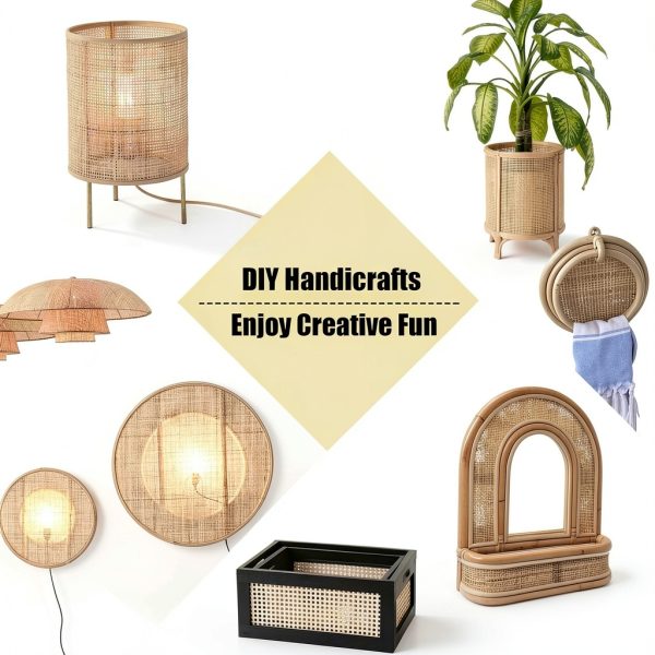Laphivieh Plastic Rattan Cane Webbing 24x80 Duty Outdoor Indoor Craft-5