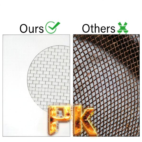 Stainless Steel Mesh 21x15cm 20 Mesh Size 6pcs by MonQiXingTai-3