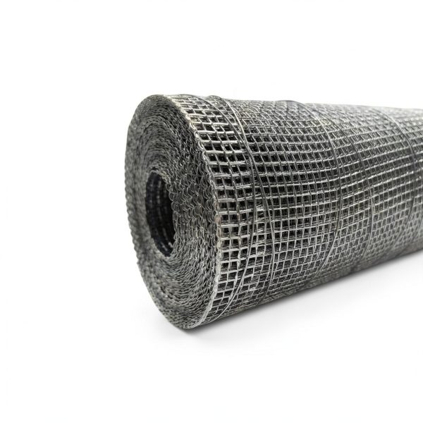 Anbadum 24in x 10ft Hardware Cloth Roll 1/8in Mesh Galvanized-0