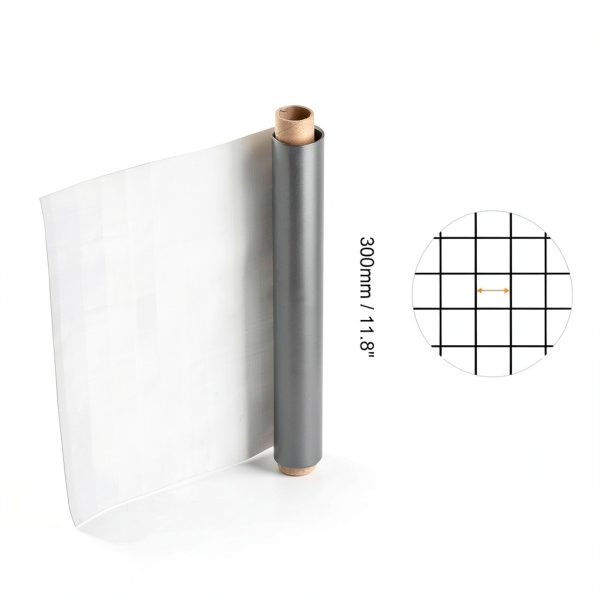 PATIKIL 316L Stainless Steel Woven Wire Mesh 400 Mesh 1m x 300mm-1