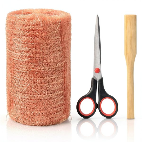 Copper Mesh Rodent Control, 5 in x 35 ft Proof Wire Screen Roll for Mice Rat Rodent, Bat & Snail, DIY Blocker Weep Hole Filler & Wool Mouse Trap-0