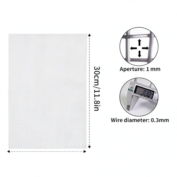 6 Pack 12×8 Wire Mesh Screen Reastar 20 Mesh 304 Steel Rust‑Resistant-2